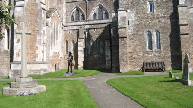 What the Samuel Taylor Coleridge memorial statue outside St Mary\\'s Church in Ottery St Mary could look like