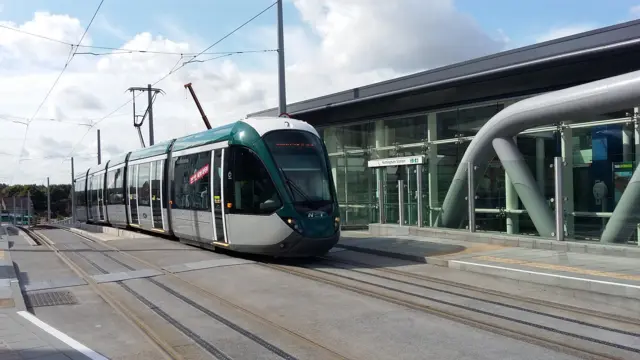 A tram