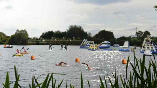 An artist impression of the watersports park