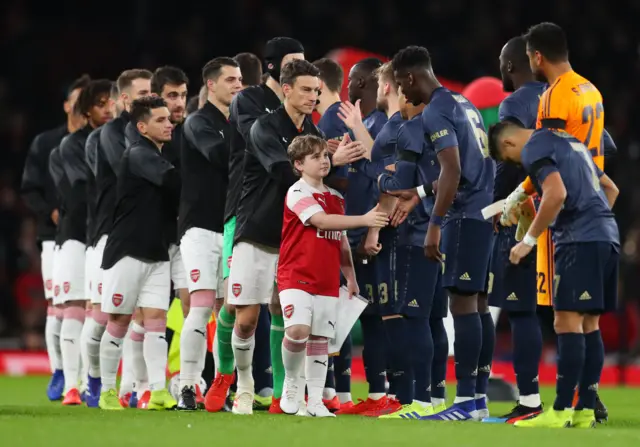 Pre-game handshakes