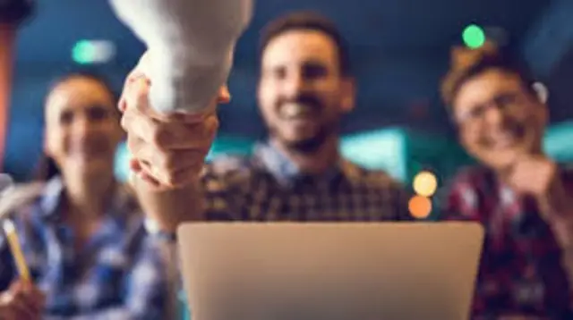 Man shaking employers hand