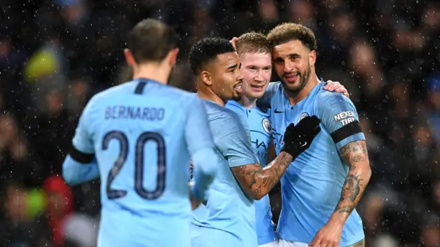 Manchester City celebrate