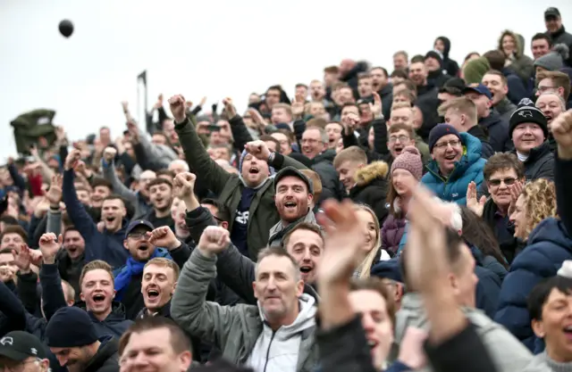 Fans at Whan Stadium