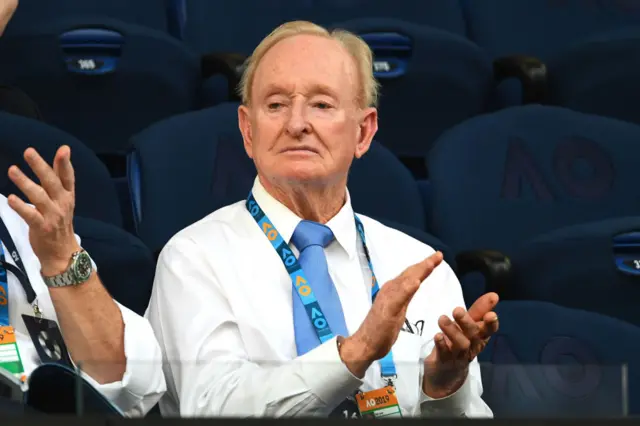 Rod Laver at Australian open