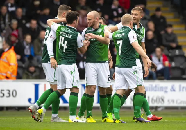 Hibs were 1-0 winners on their last visit to Paisley