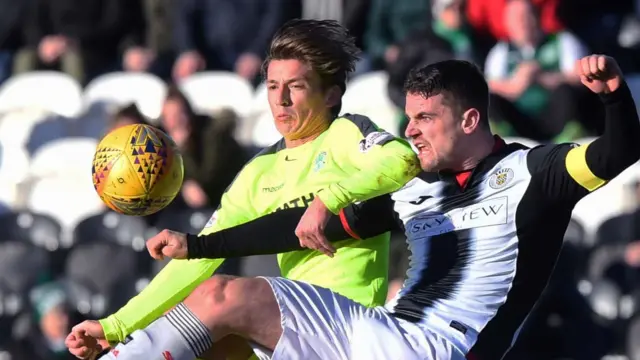 Ryan Gauld is playing his third game for HIbs since joining on loan from Sporting Lisbon