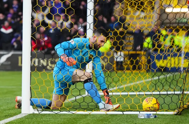 A Liam Kelly blunder gifted Ryan Jack the opening goal in West Lothian