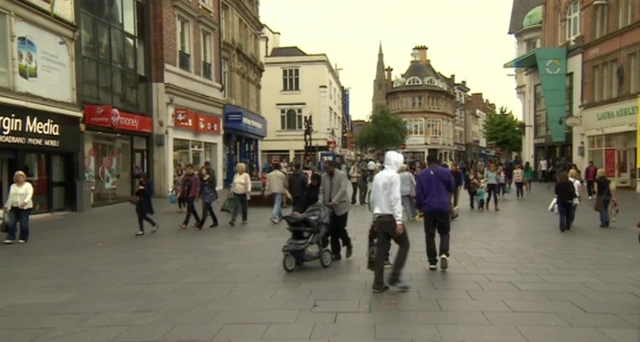 Leicester city centre