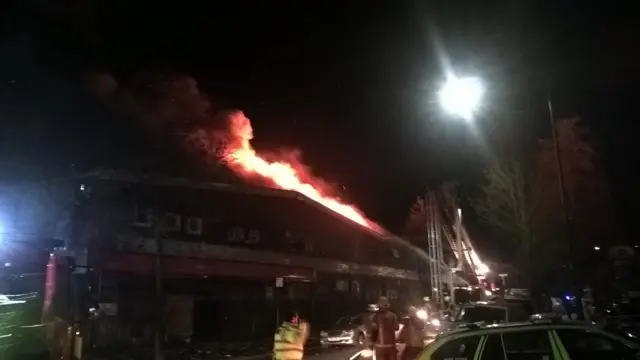 Willesden warehouse fire