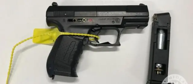 Recovered firearm