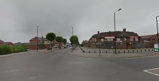 Holbrooks Lane and Lythalls Lane junction, Coventry