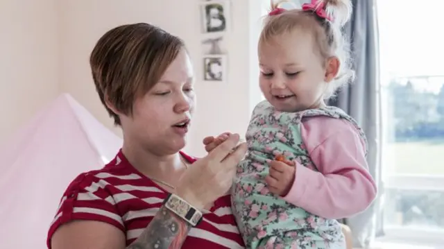 Hazel and daughter