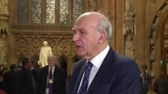 Vince Cable, leader of the Liberal Democrats