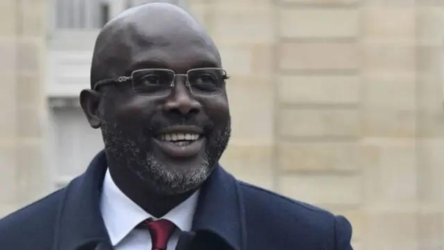 Liberian President George Weah