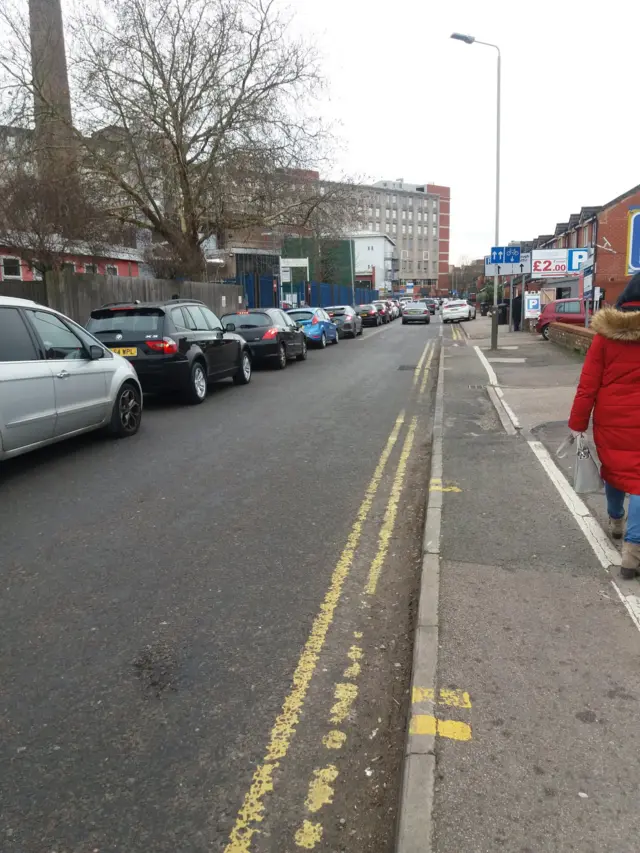 Car park queue