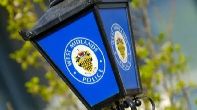 West Midlands Police lamp