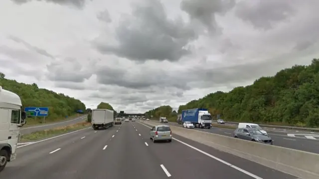 M1 near Barlborough