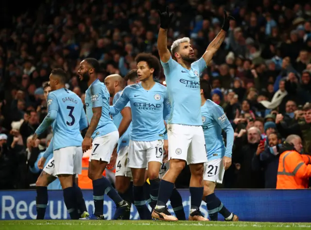 Manchester City celebrate