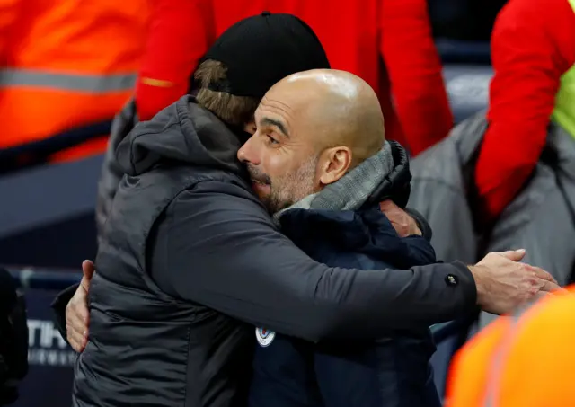 Pep Guardiola and Jurgen Klopp