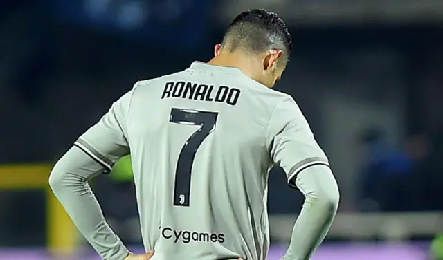 Cristiano Ronaldo dejected