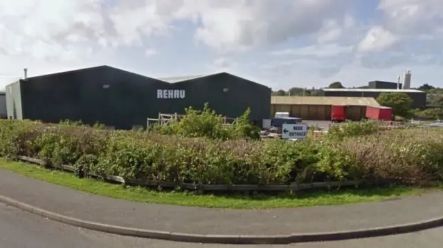 German-firm Rehau said more than 100 staff could be made redundant at its facility in Amlwch