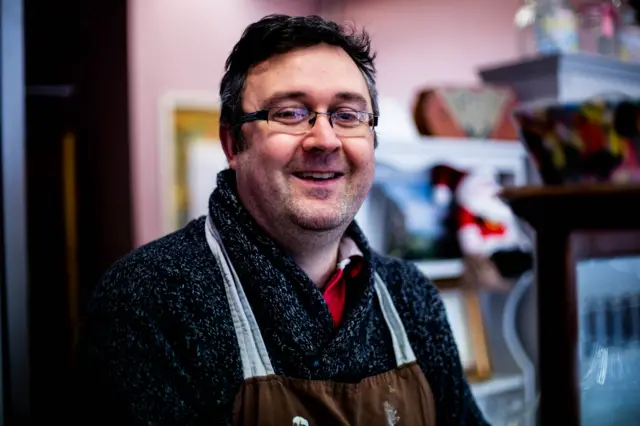 Steven at Bridgend market