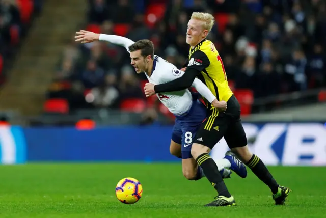 Harry Winks and Will Hughes