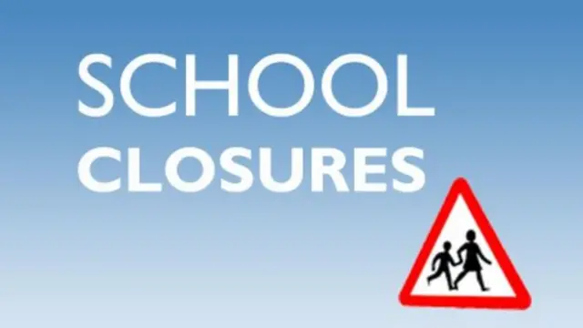 School closed graphic