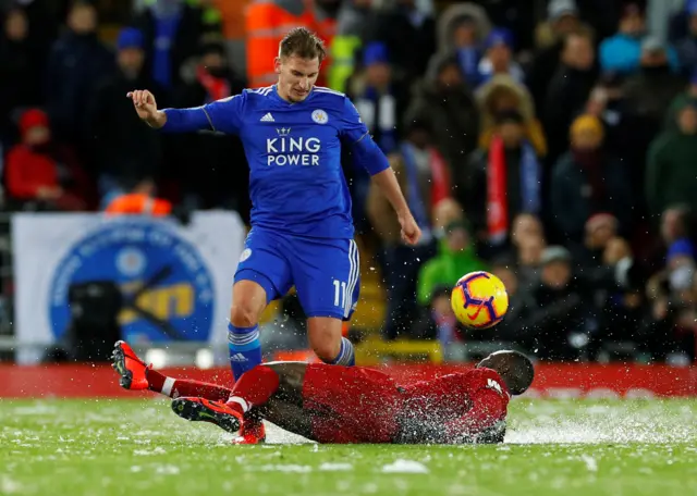 Marc Albrighton and Naby Keita