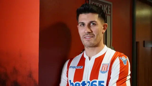 Danny Batth in Stoke City shirt