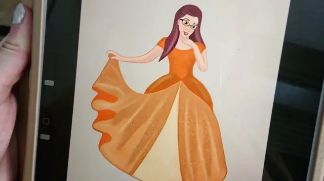 Lowri as a Disney princess