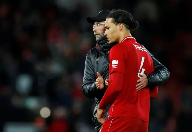 Jurgen Klopp and Virgil van Dijk