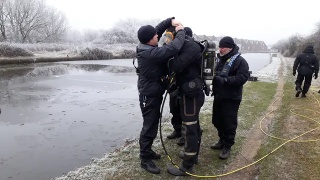 Police divers