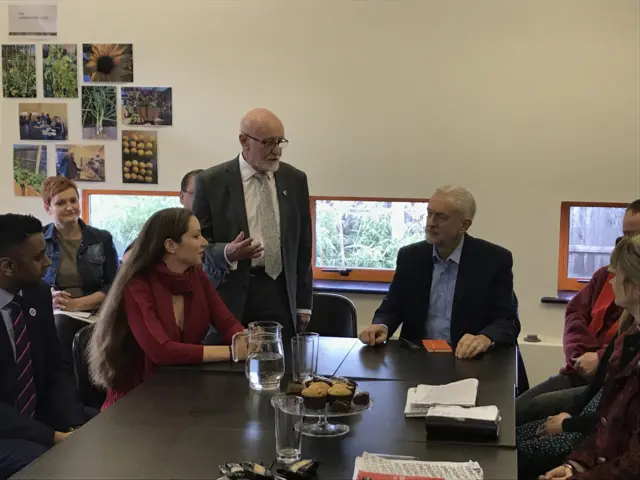 Jeremy Corbyn at Kirk Hallam Community College