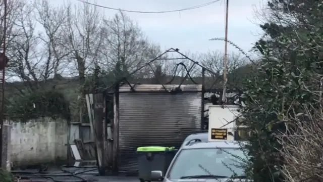 Garage damage