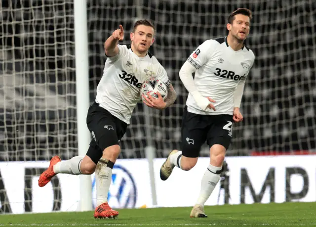 Derby County draw 2-2