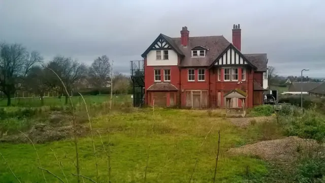 The abandoned Bowring Hall, Holyhead Road