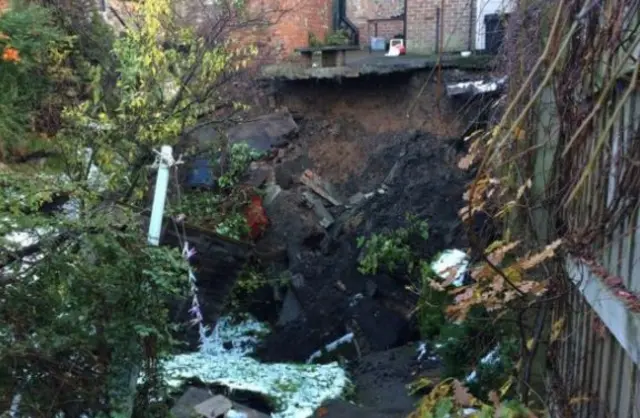 Sinkhole in Ripon