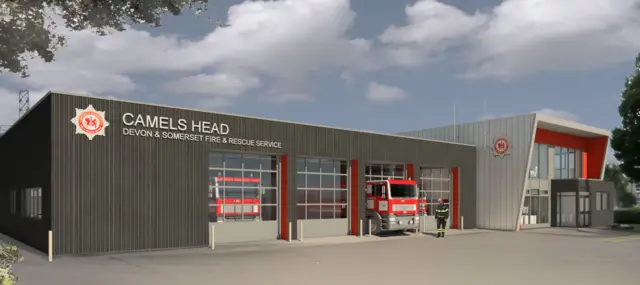 Camels Head fire station plan