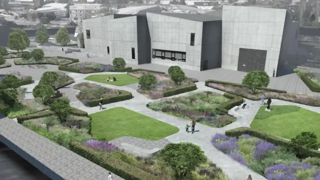 Plans for The Hepworth Wakefield gardens