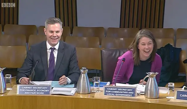 Derek Mackay and Aileen Campbell