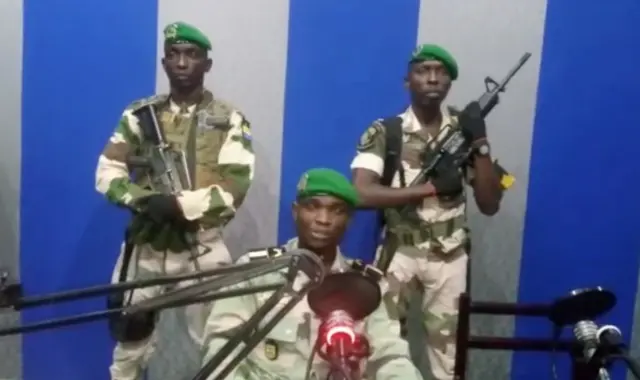 Gabonese soldiers