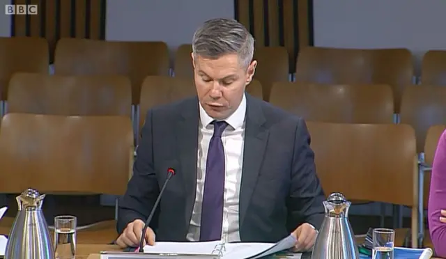 Finance Secretary Derek Mackay