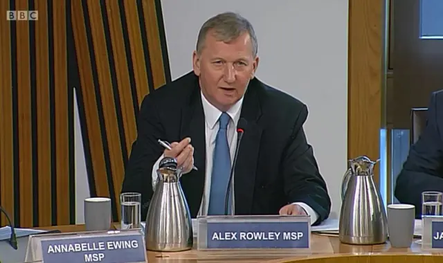 Labour MSP Alex Rowley