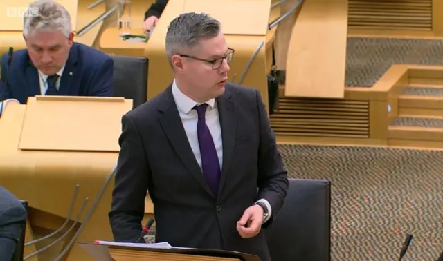 Finance Secretary Derek Mackay