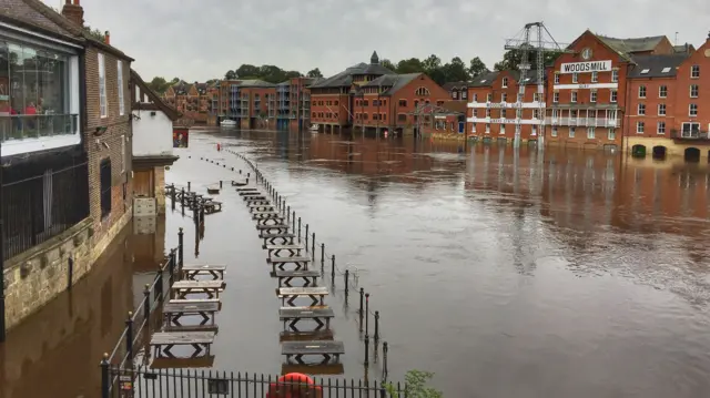 Flooding in York