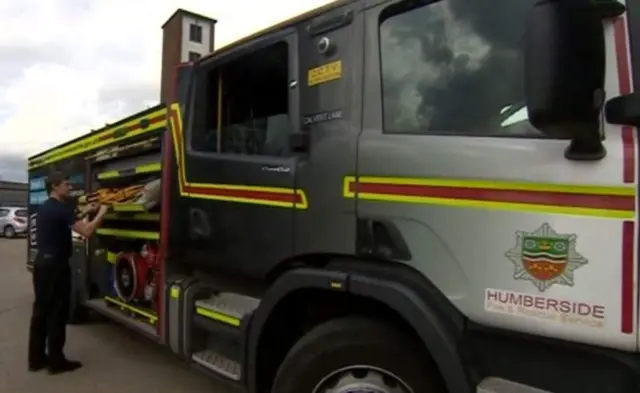 A Humberside fire engine