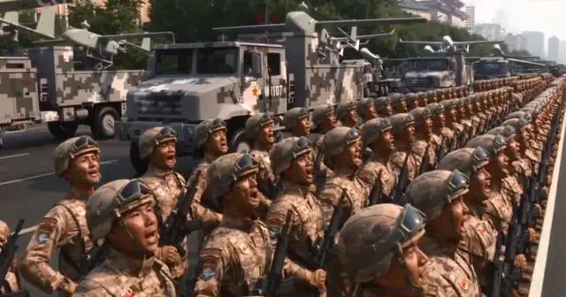 Military parade in Beijing