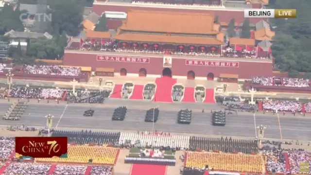 Military parade in Beijing