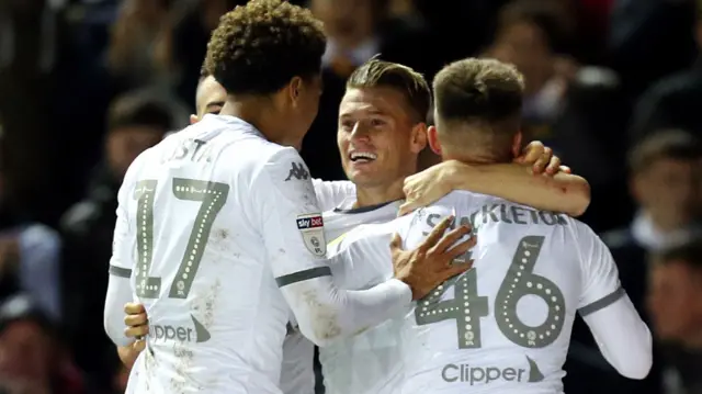 Leeds United celebrate